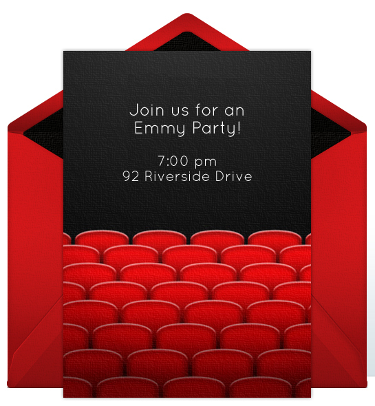 Emmy Awards Party Online Invitation 
